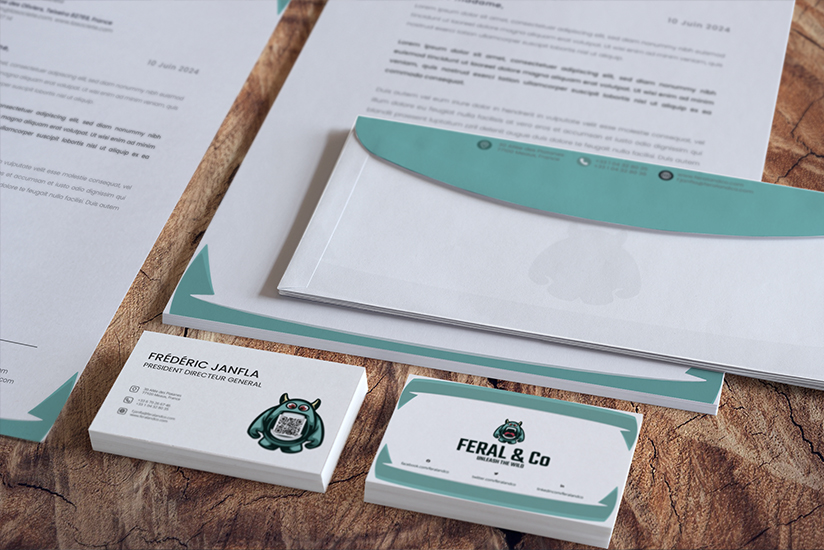 Identité visuelle, papeterie